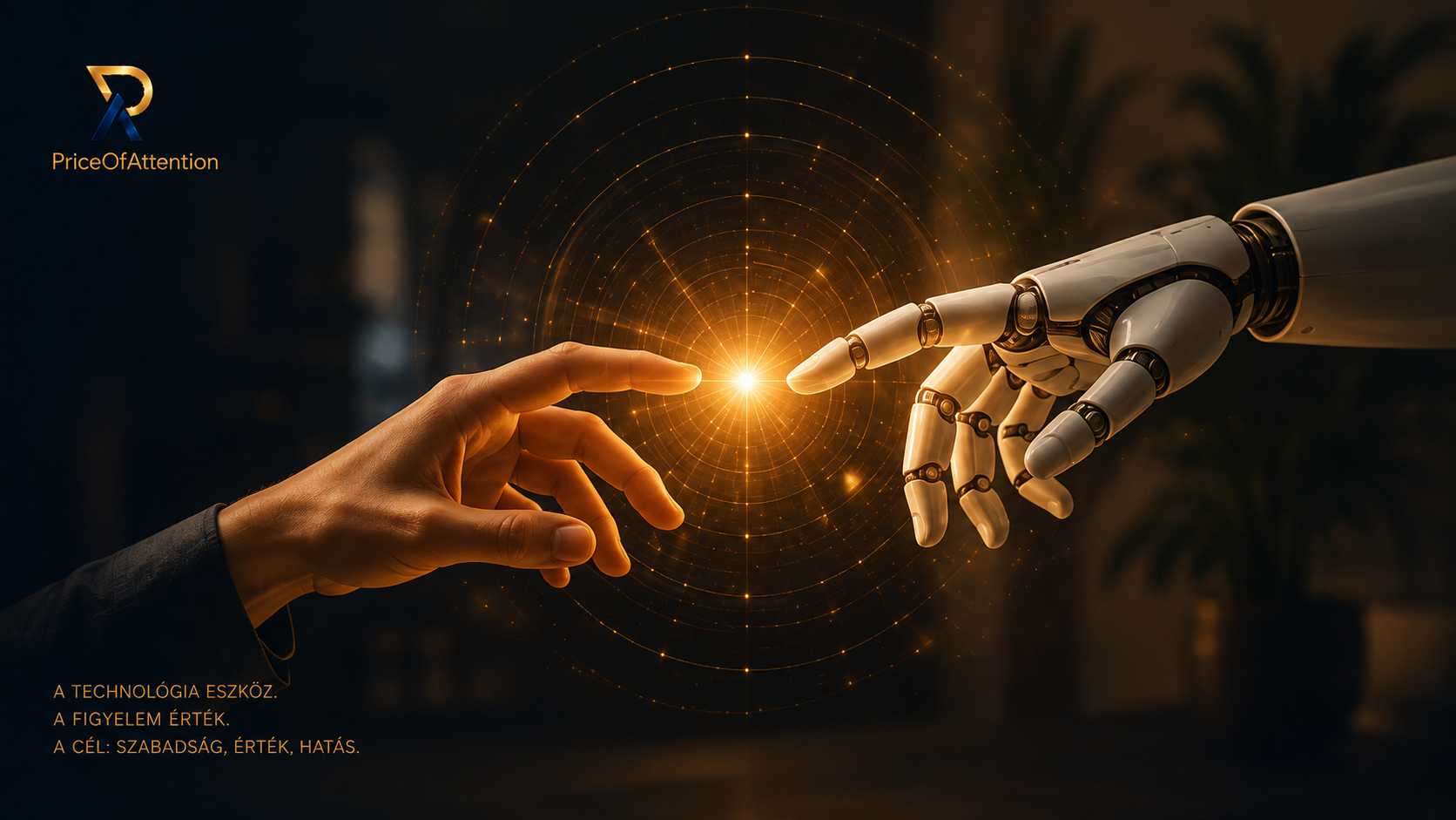 Emberi és robotkéz találkozása – ember és AI együttműködése